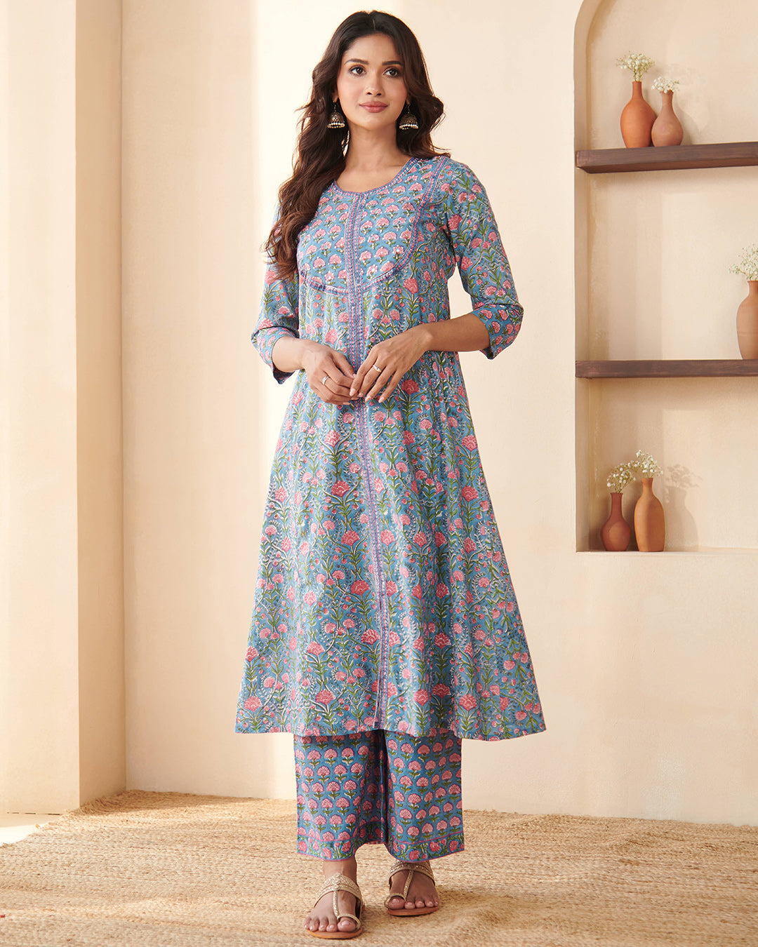 Gulbarg Kaira Sanganeri Kurta