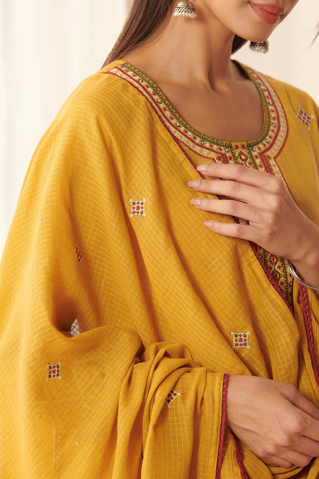 Mehraab Suhana Mustard Dupatta