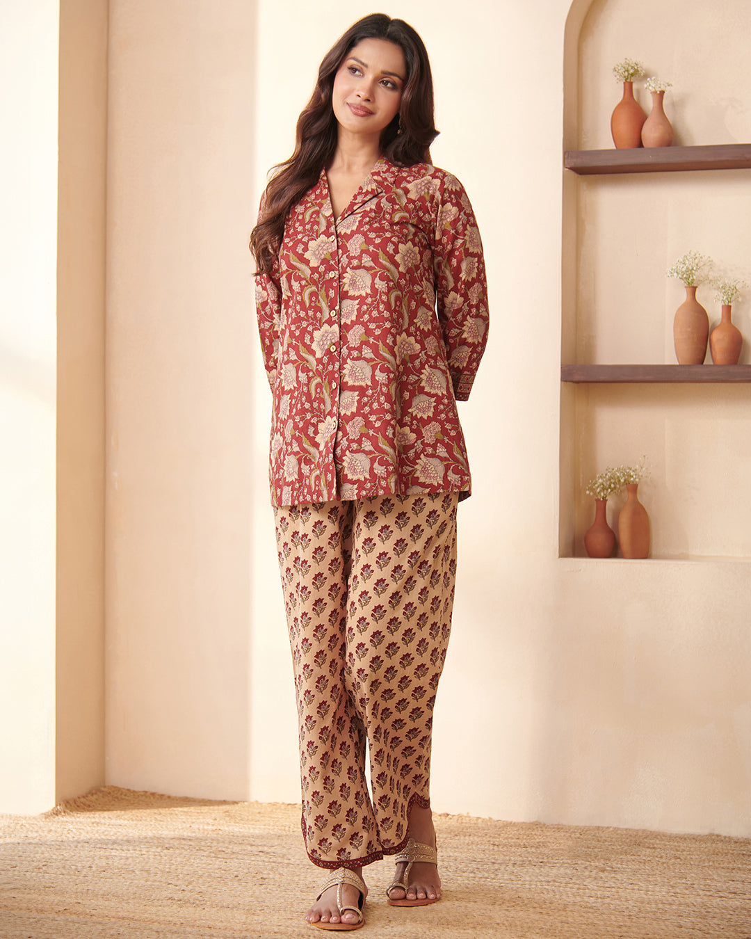 Gauhar Gulbano Sanganeri Co-Ord Set
