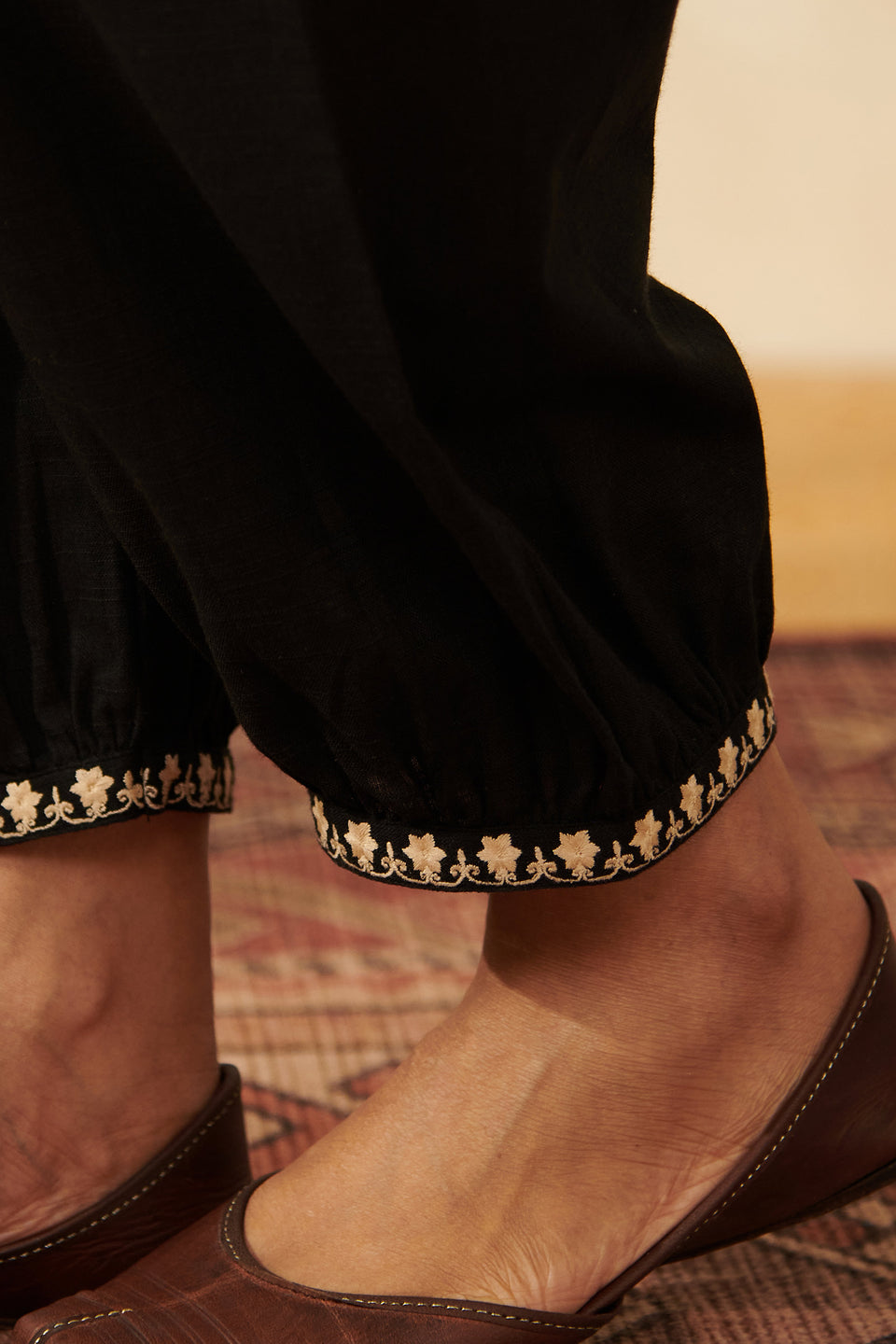 Mehraab Bahara Black Izhaar Pants