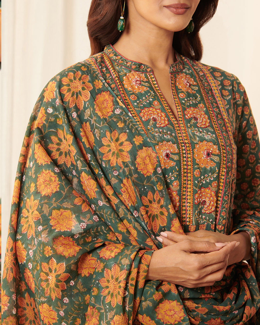 Gauhar Seerat Sanganeri Dupatta