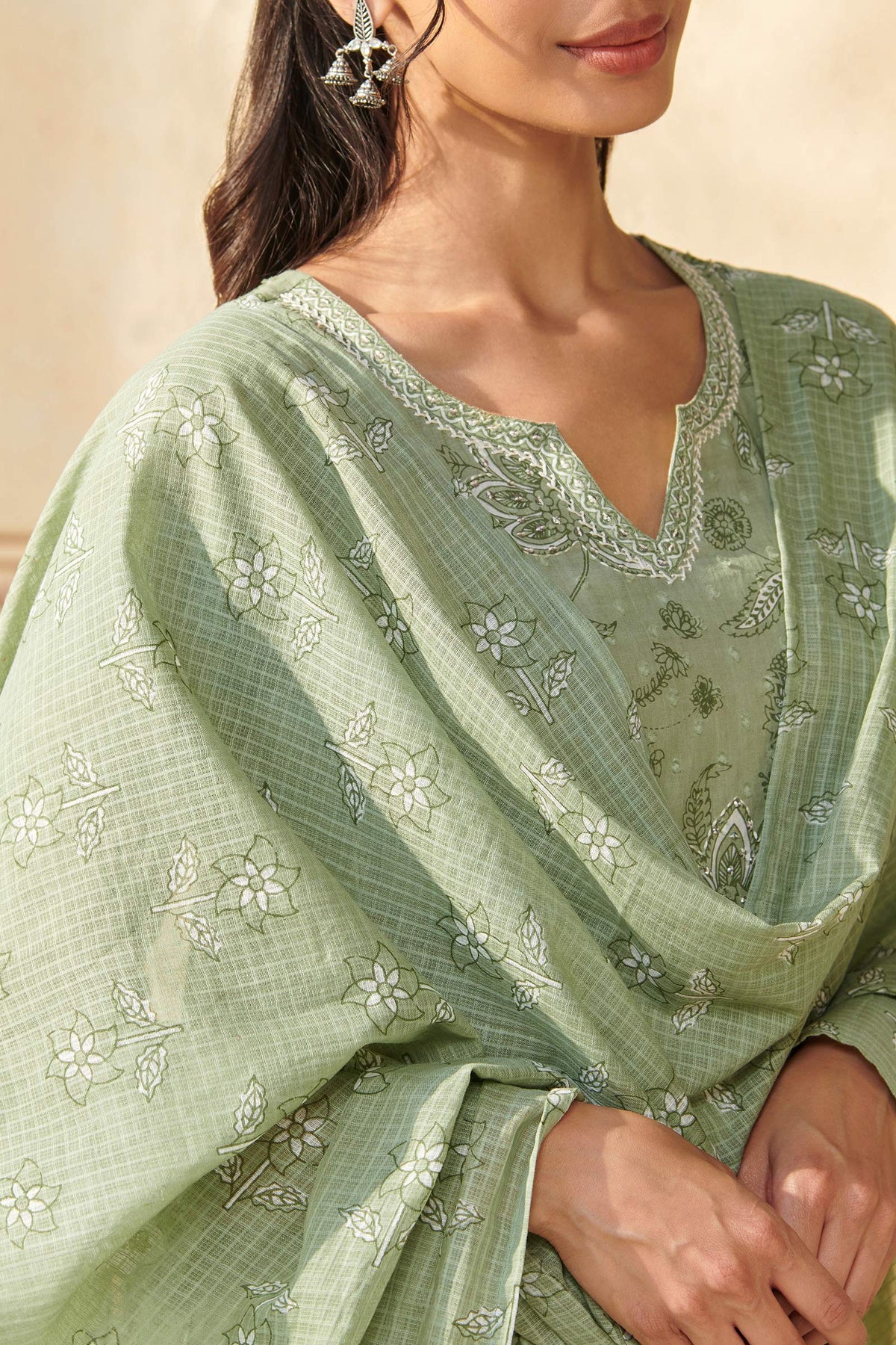 Gauhar Shireen Sanganeri Dupatta