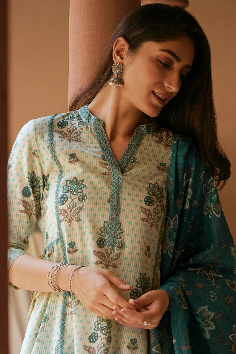 Nazmin Mahi Sanganeri Kurta
