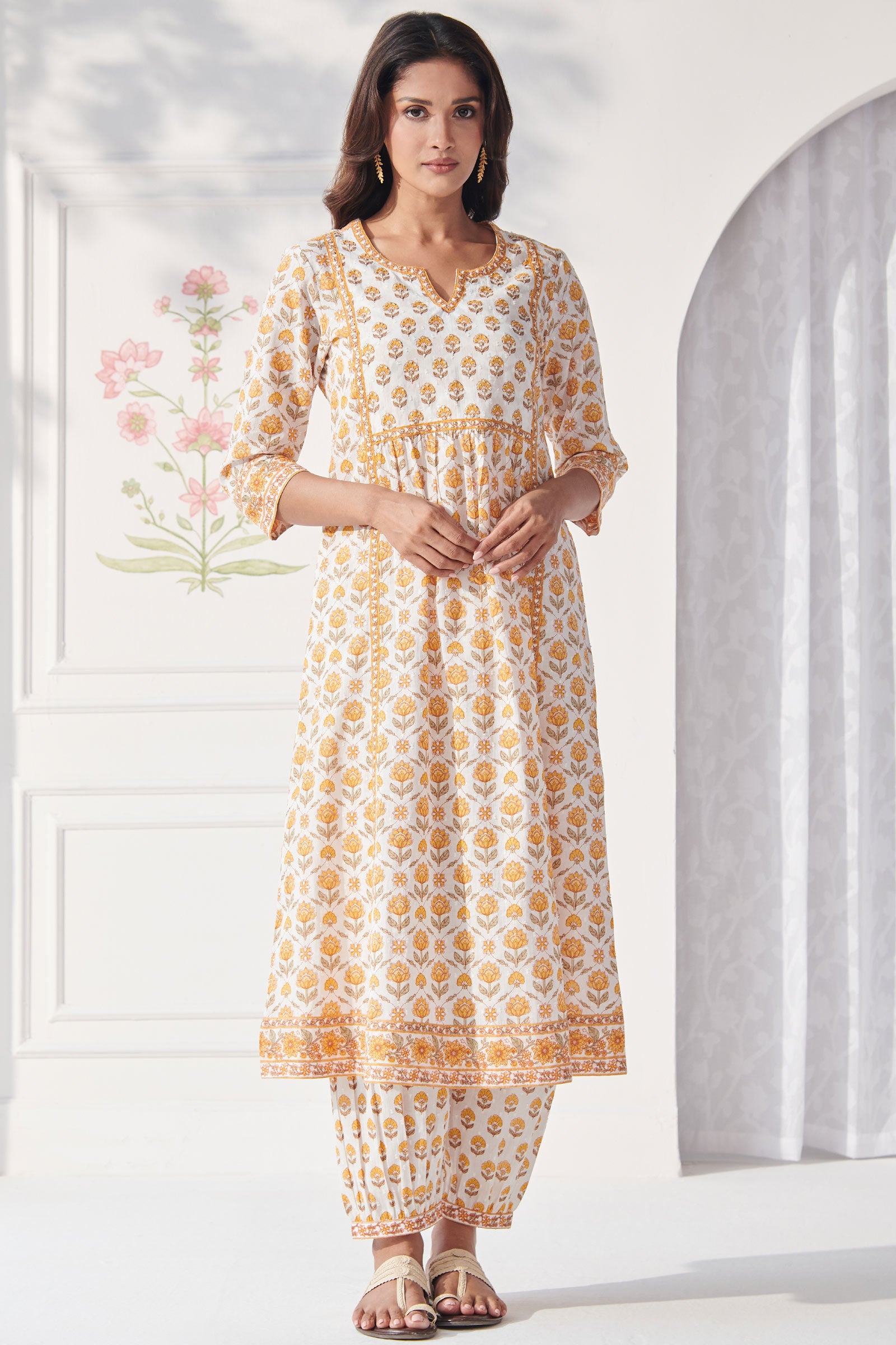 Surplus: Gulbahar Samira Sanganeri Kurta