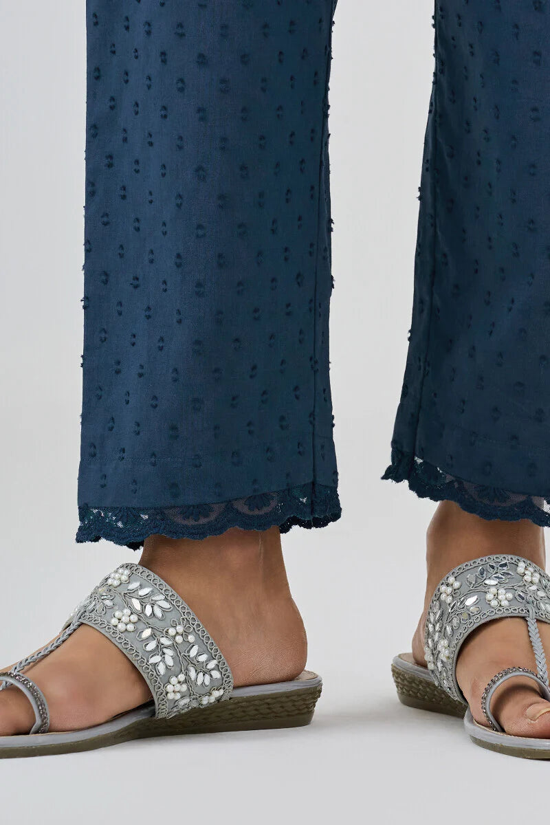 Surplus: Roza Aafiyah Navy Blue Narrow Pants