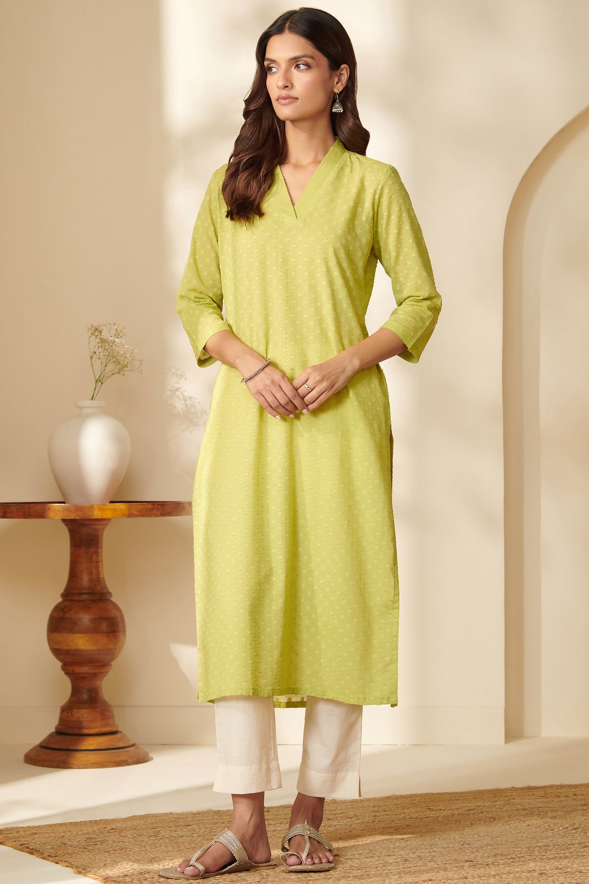 Surplus: Roza Faraz Green Kurta