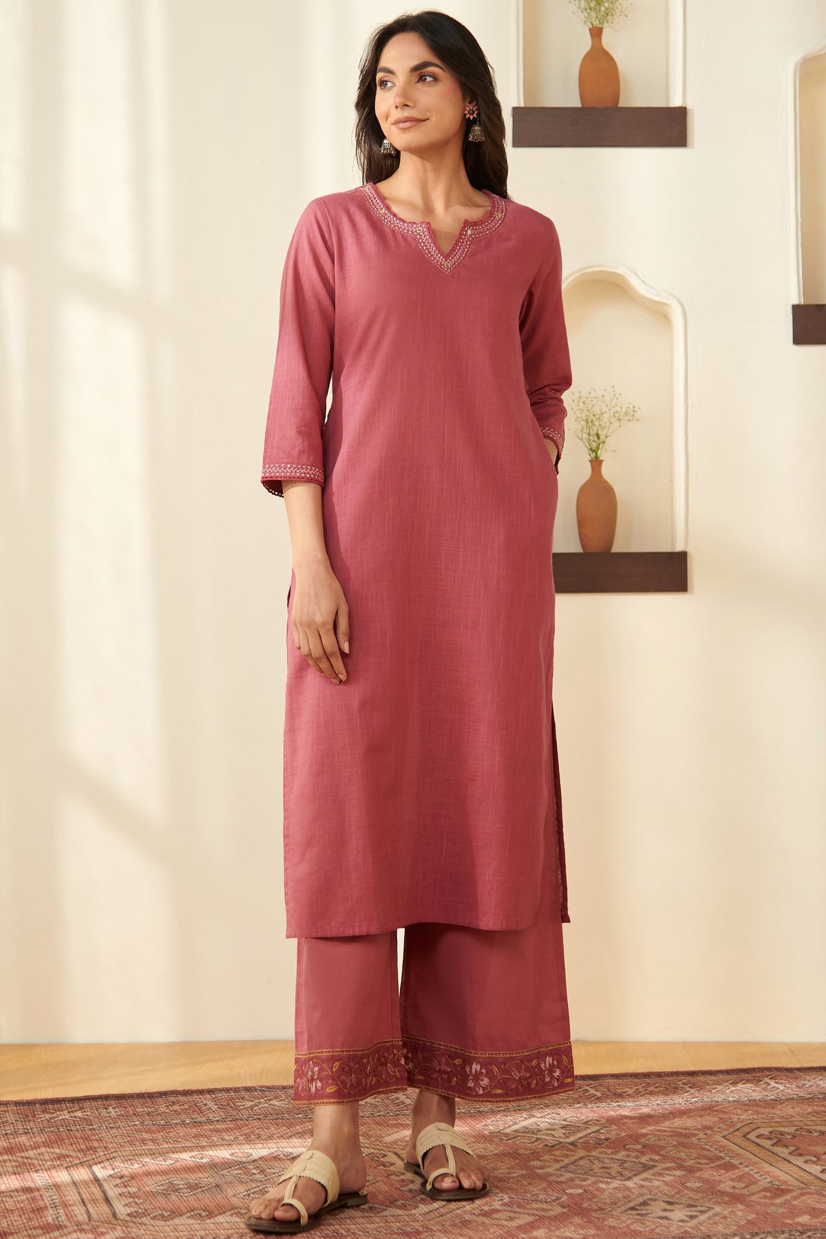 Roza Azma Mauve Kurta