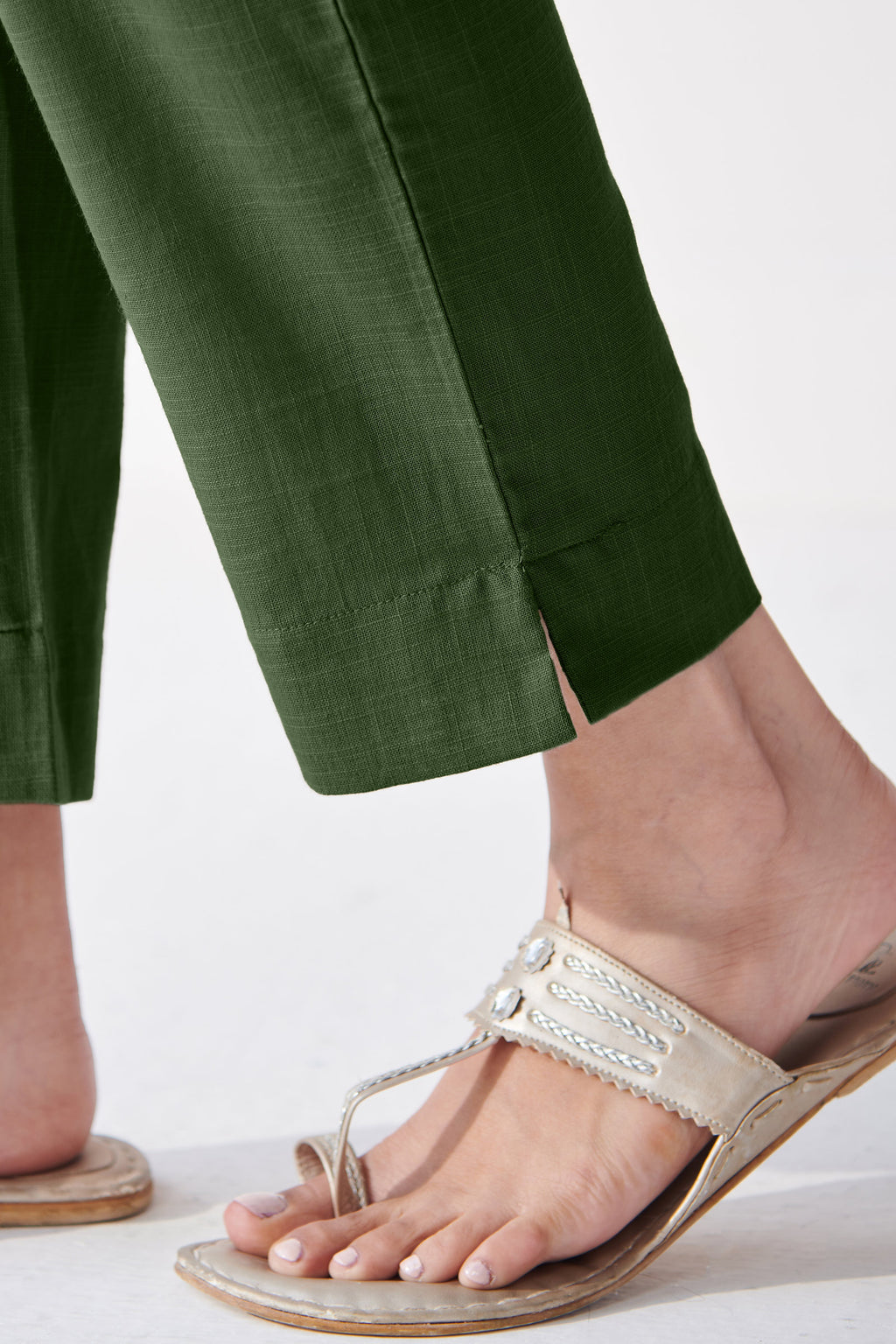 Roza Tara Forest Green Narrow Pants