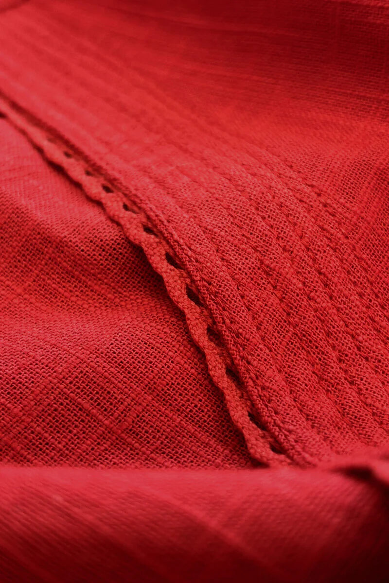 Surplus: Roza Seerat Red Kurta