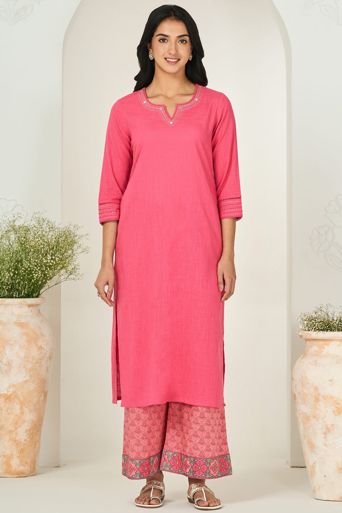 Roza Zara Pink Kurta