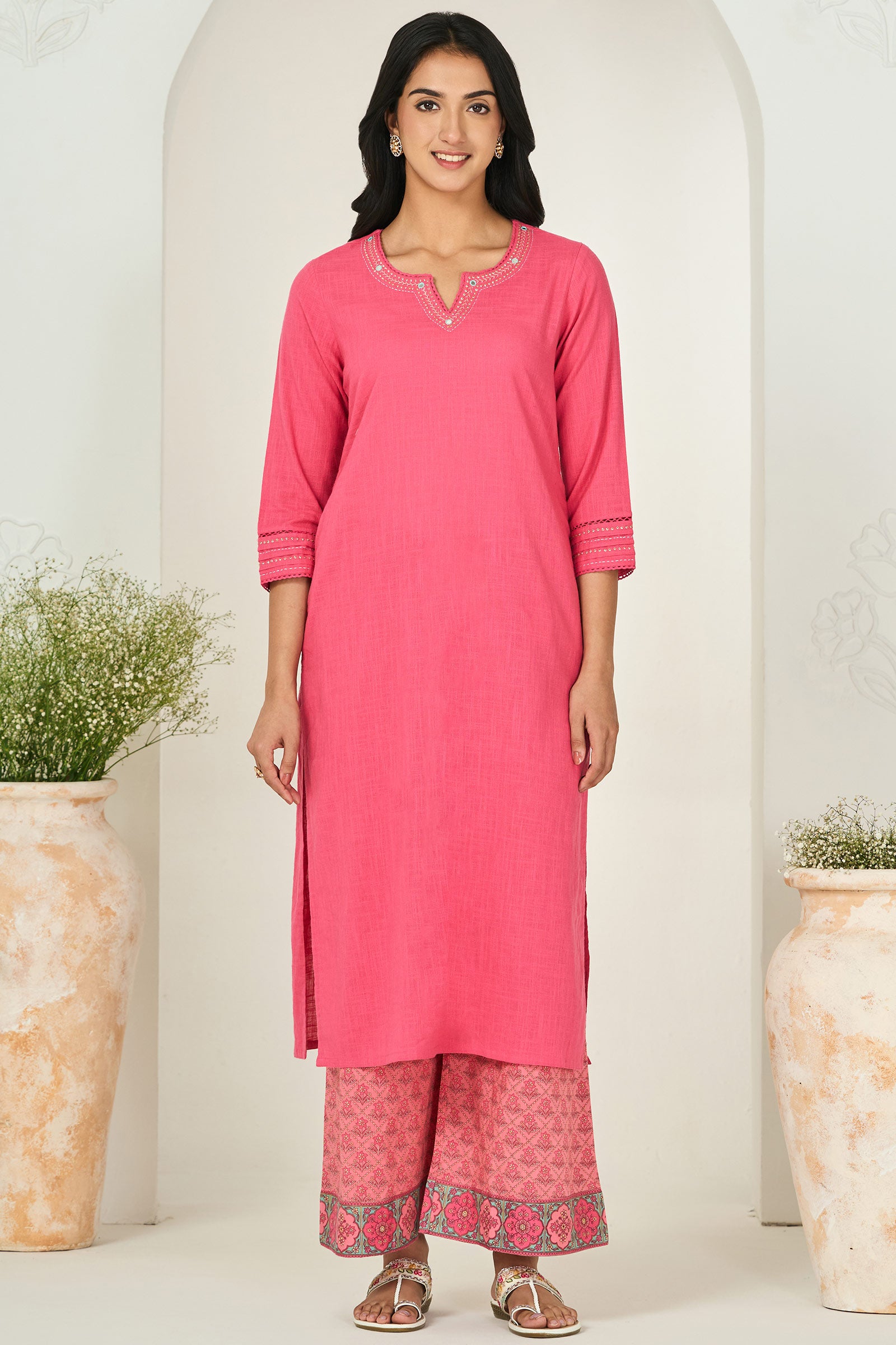 Roza Zara Pink Kurta