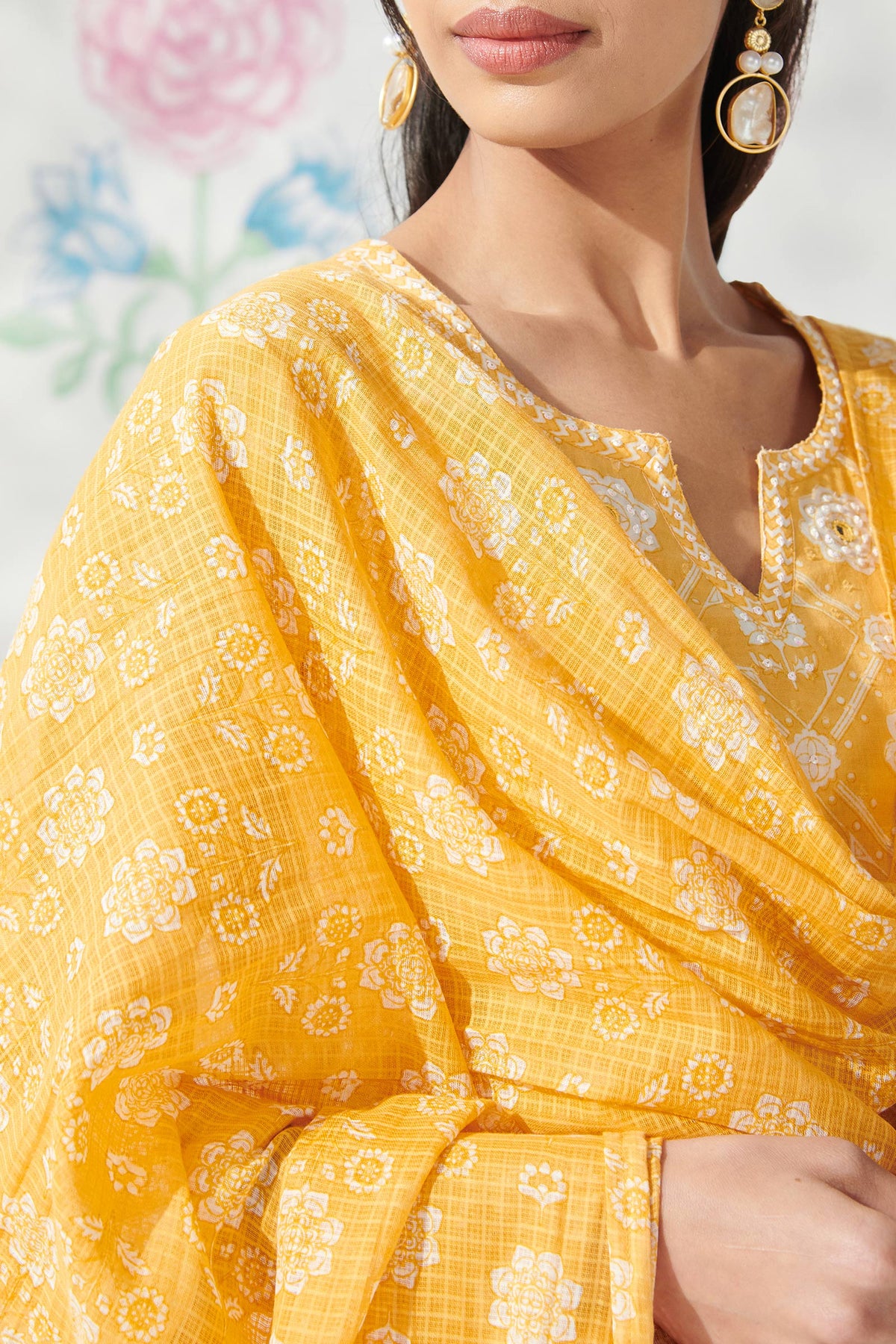 Gulbahar Simran Sanganeri Dupatta
