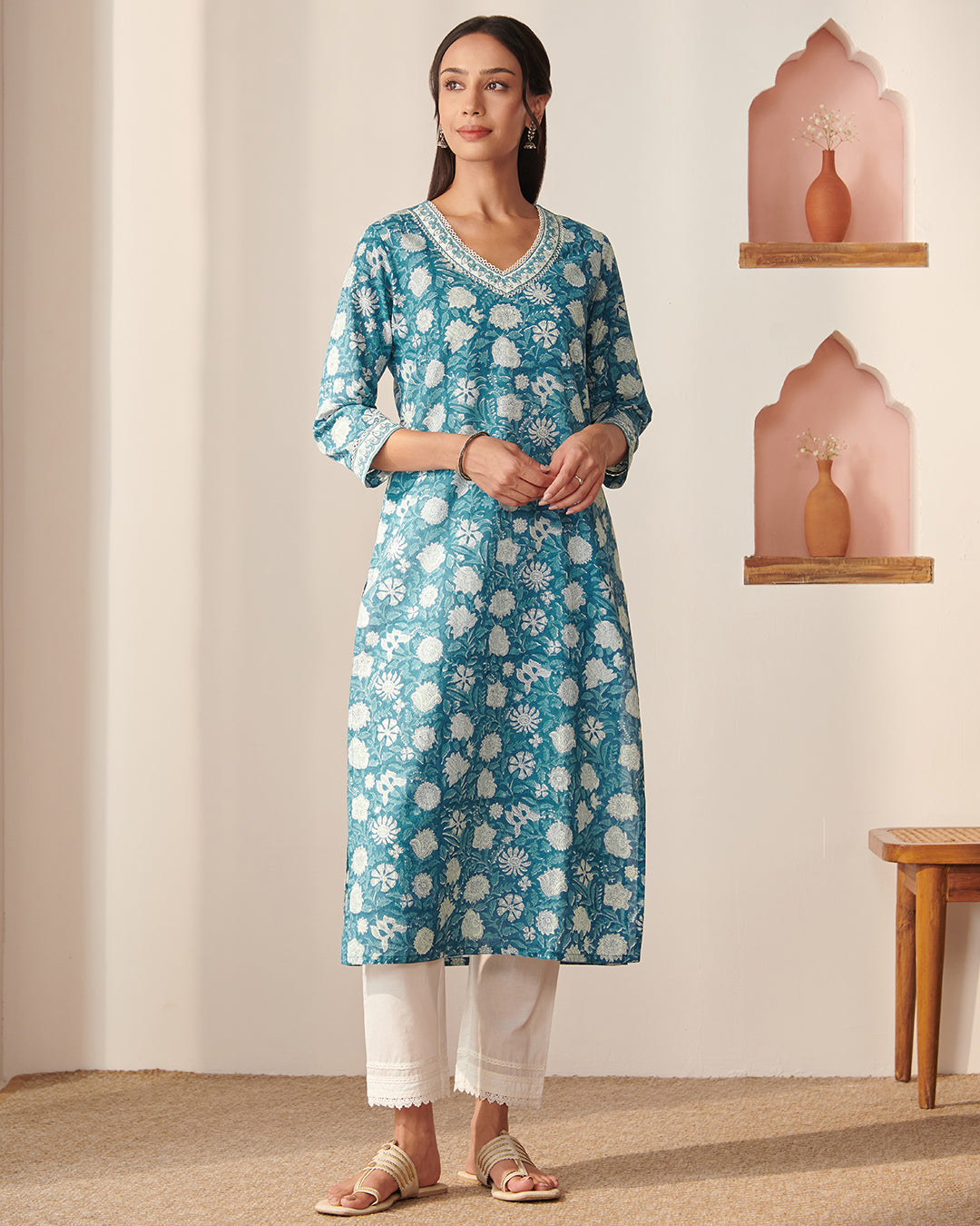 Gauhar Sania Sanganeri Kurta