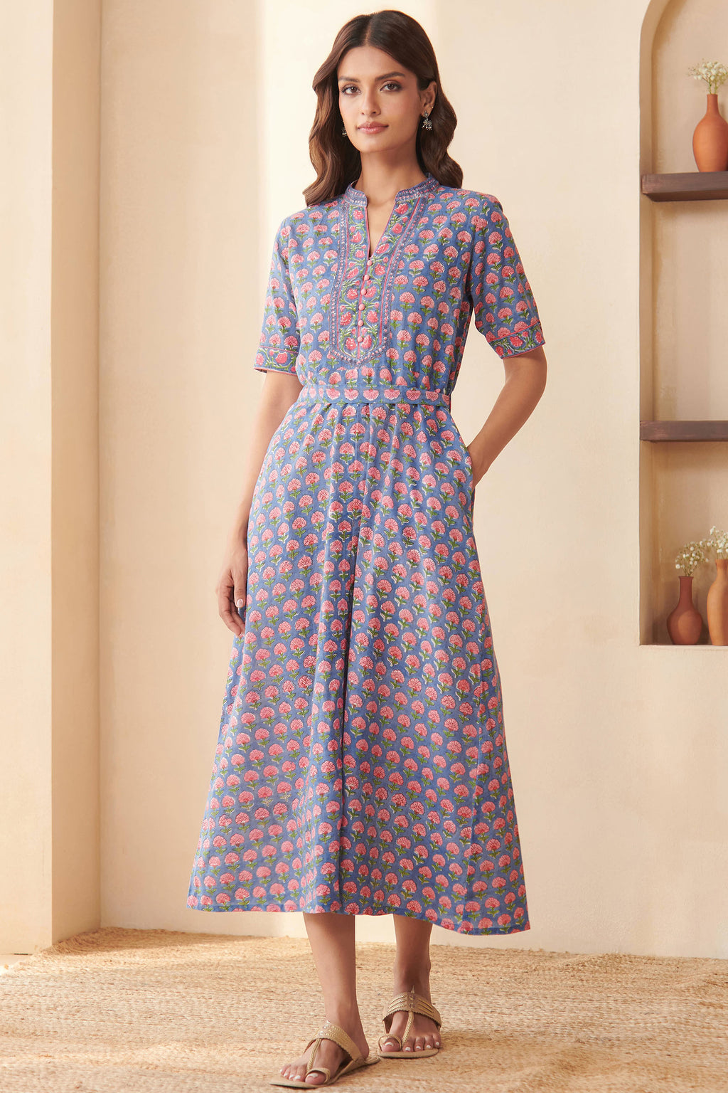Gulbarg Nuzakat Sanganeri Dress