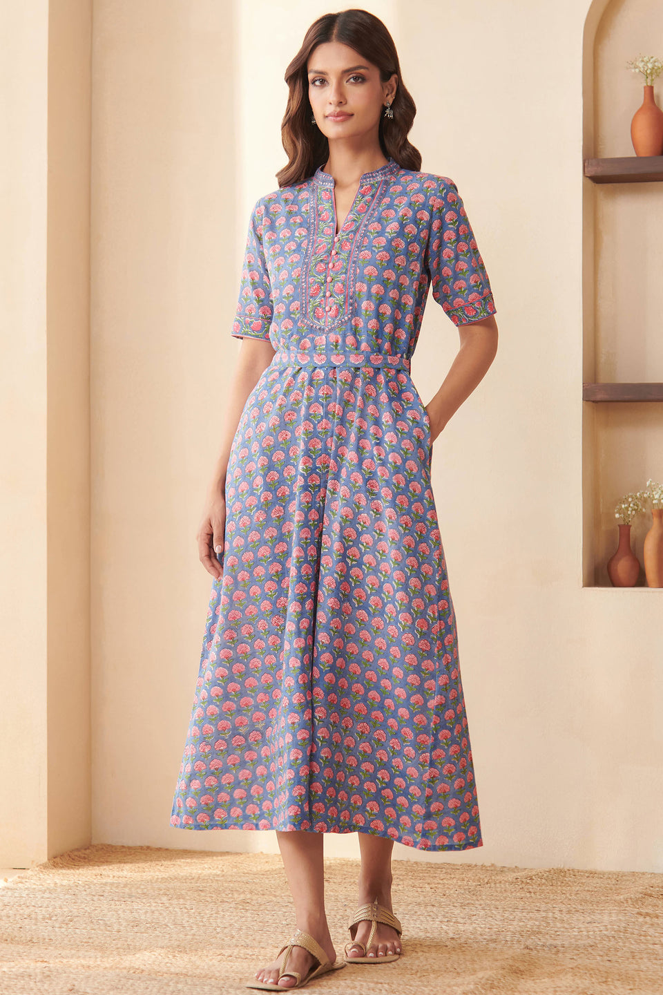 Gulbarg Nuzakat Sanganeri Dress