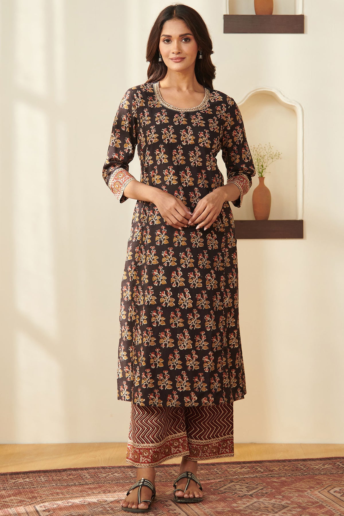 Sehra Yasmine Bagru Kurta