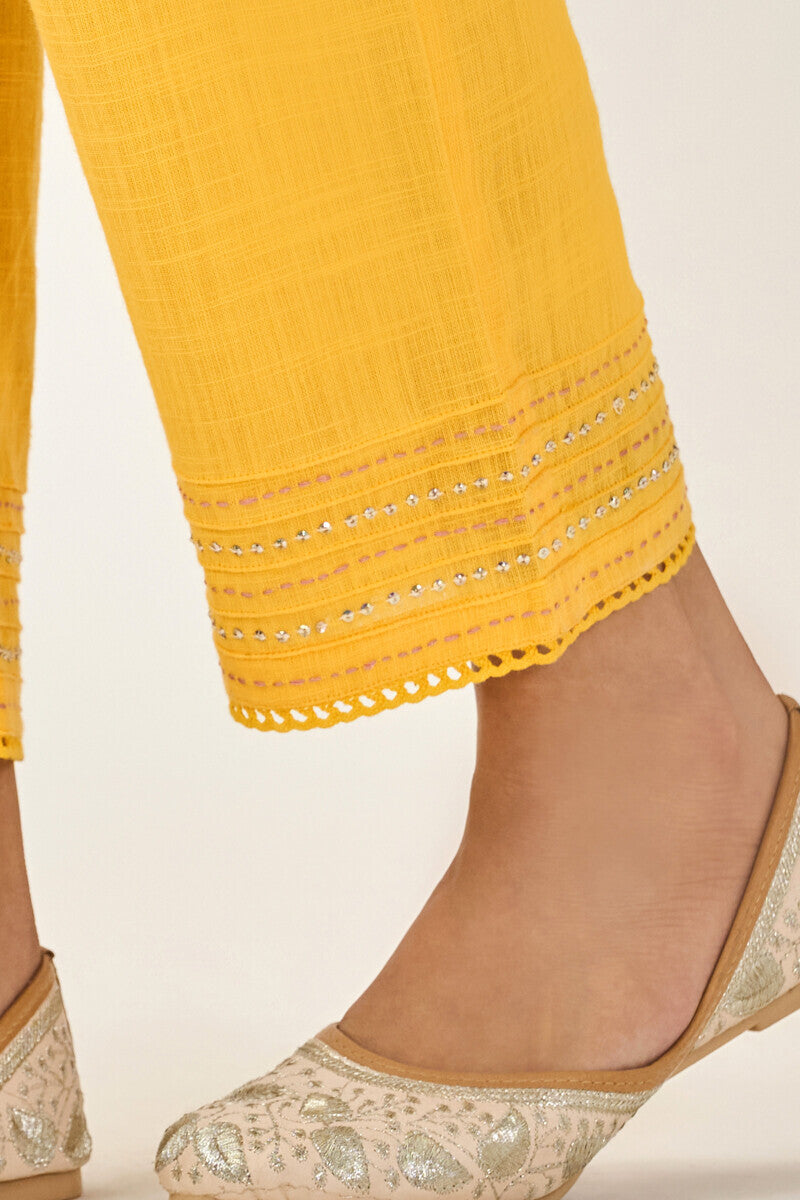 Roza Zara Yellow Narrow Pants
