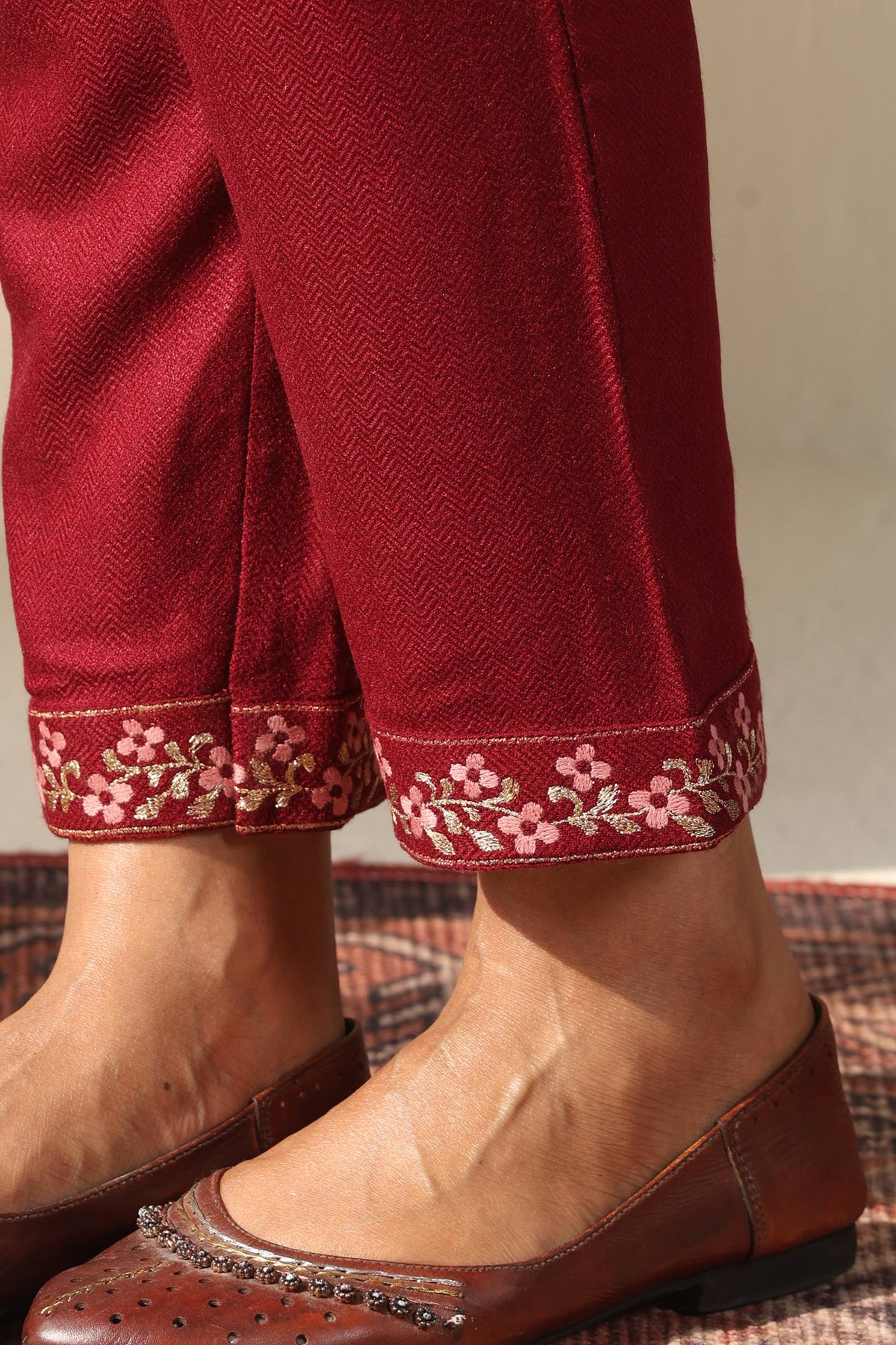 Surplus: Naadirah Gulbahar Faux Wool Narrow Pants
