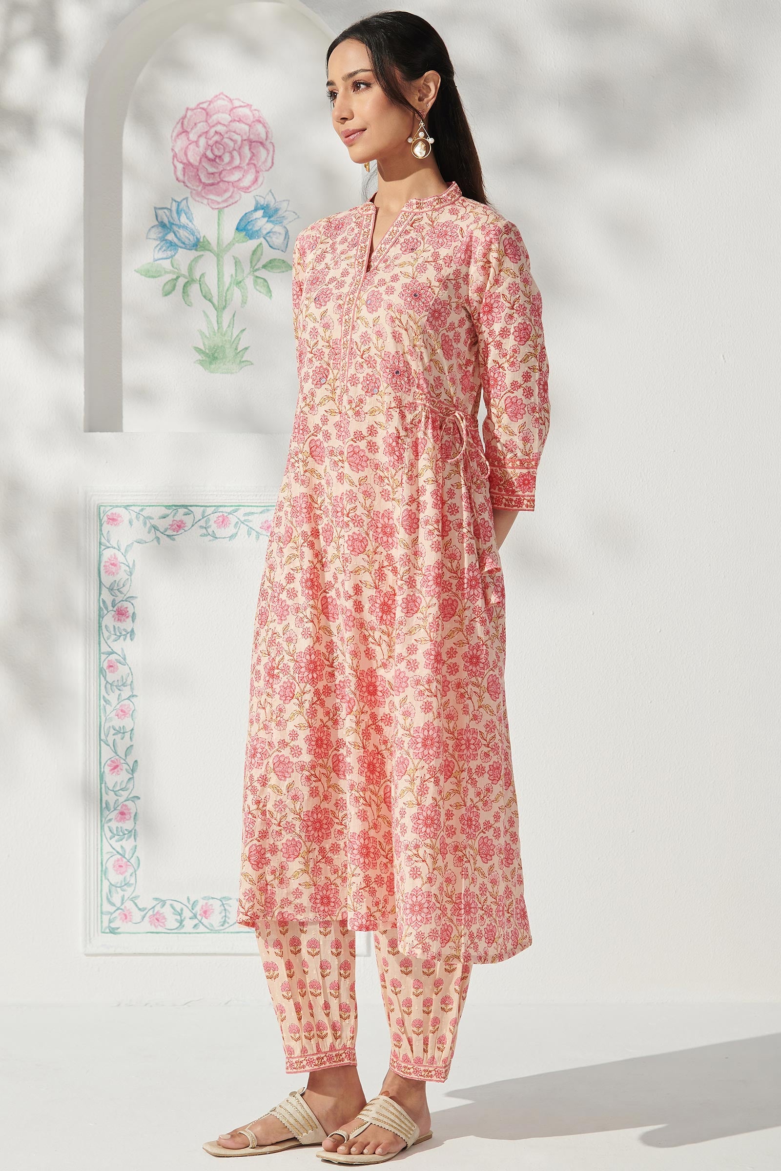 Gulbahar Nafia Sanganeri Kurta