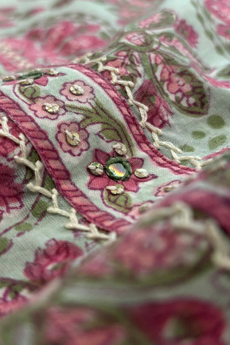 Surplus: Roz Meher Zeinab Sanganeri Short Kurta