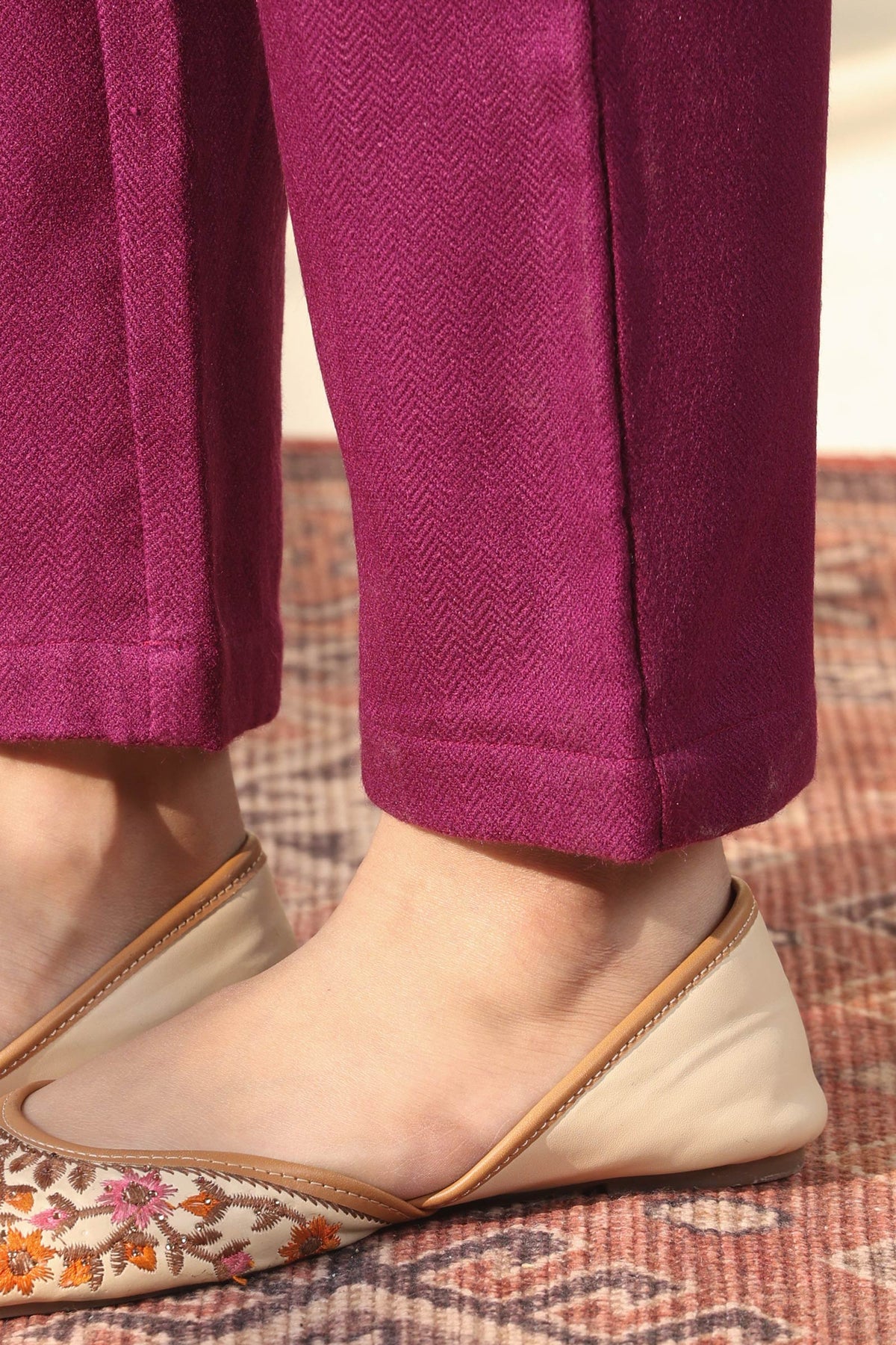 Naadirah Faiza Faux Wool Narrow Pants