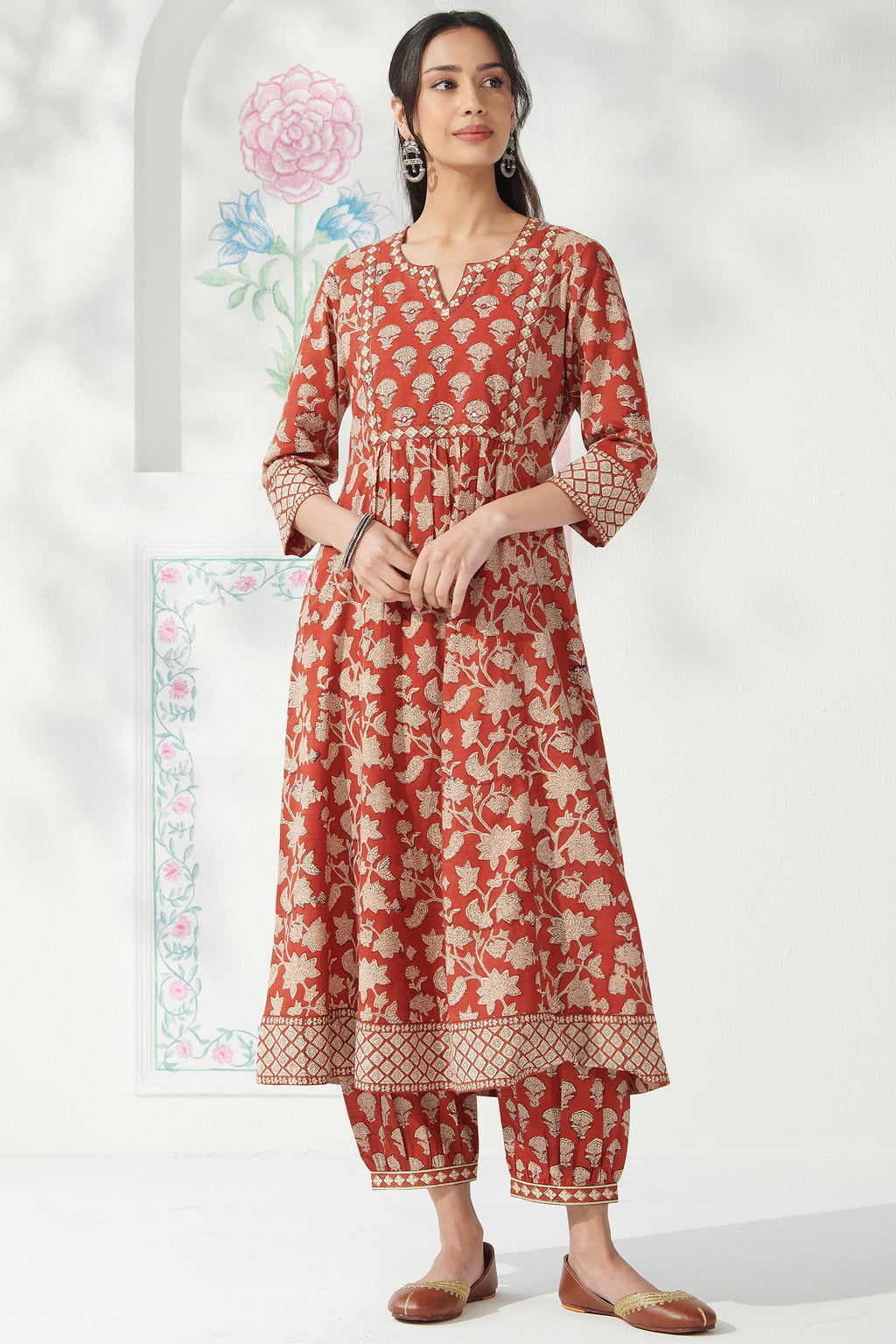 Sehra Sara Bagru Kurta