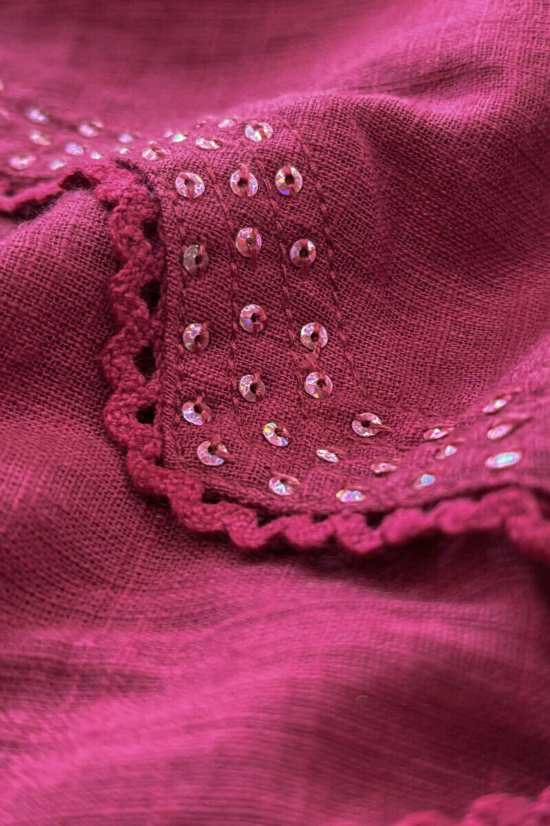 Roza Zara Red Rose Kurta
