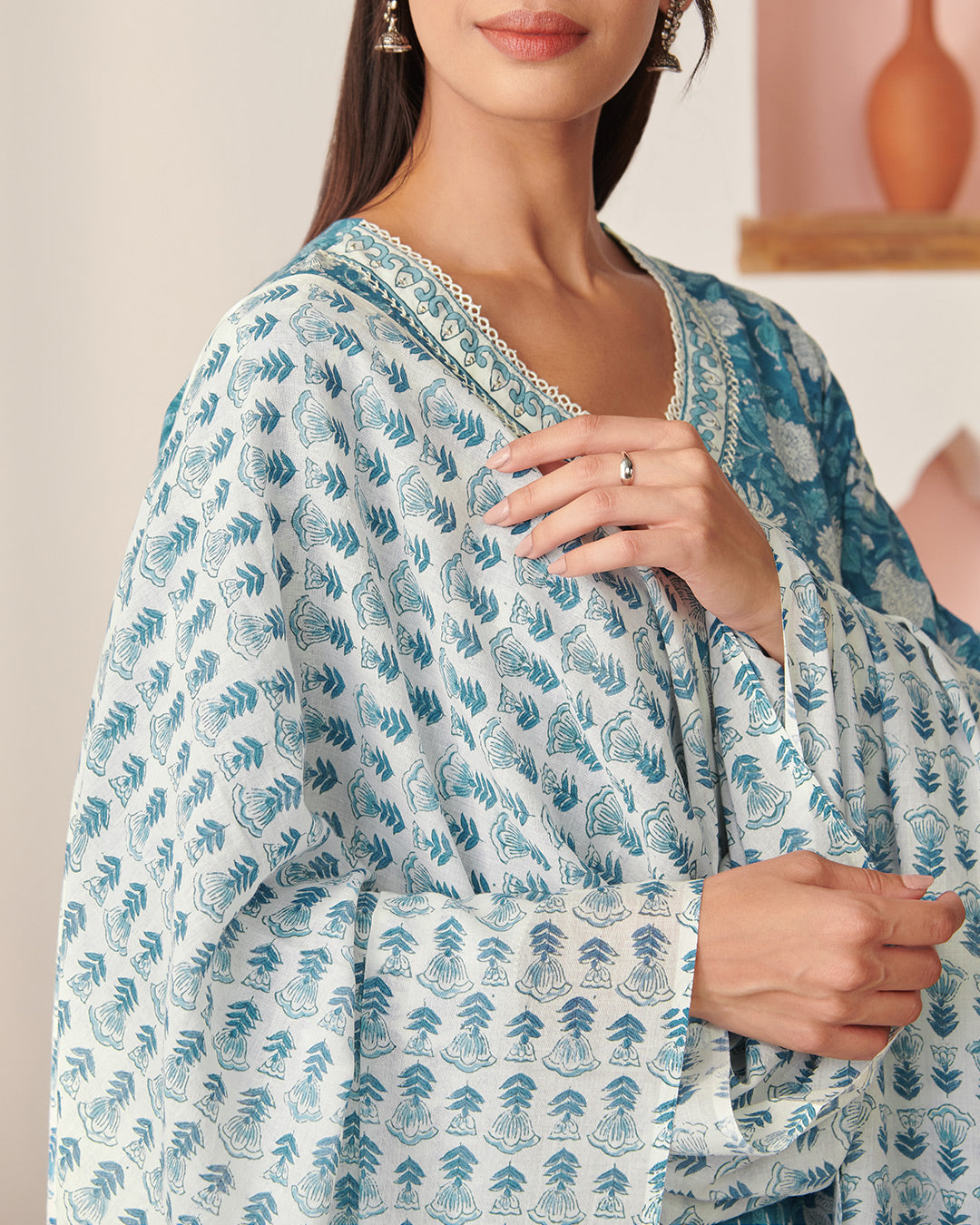 Gauhar Sania Sanganeri Dupatta