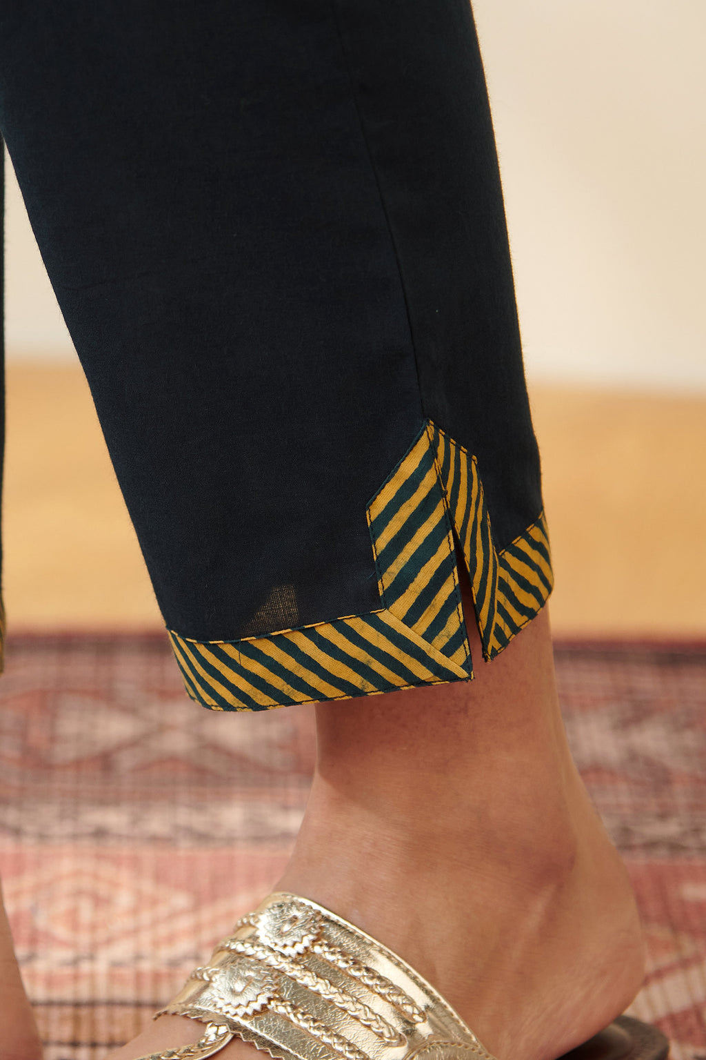 Surplus: Sehra Nikhat Green Narrow Pants