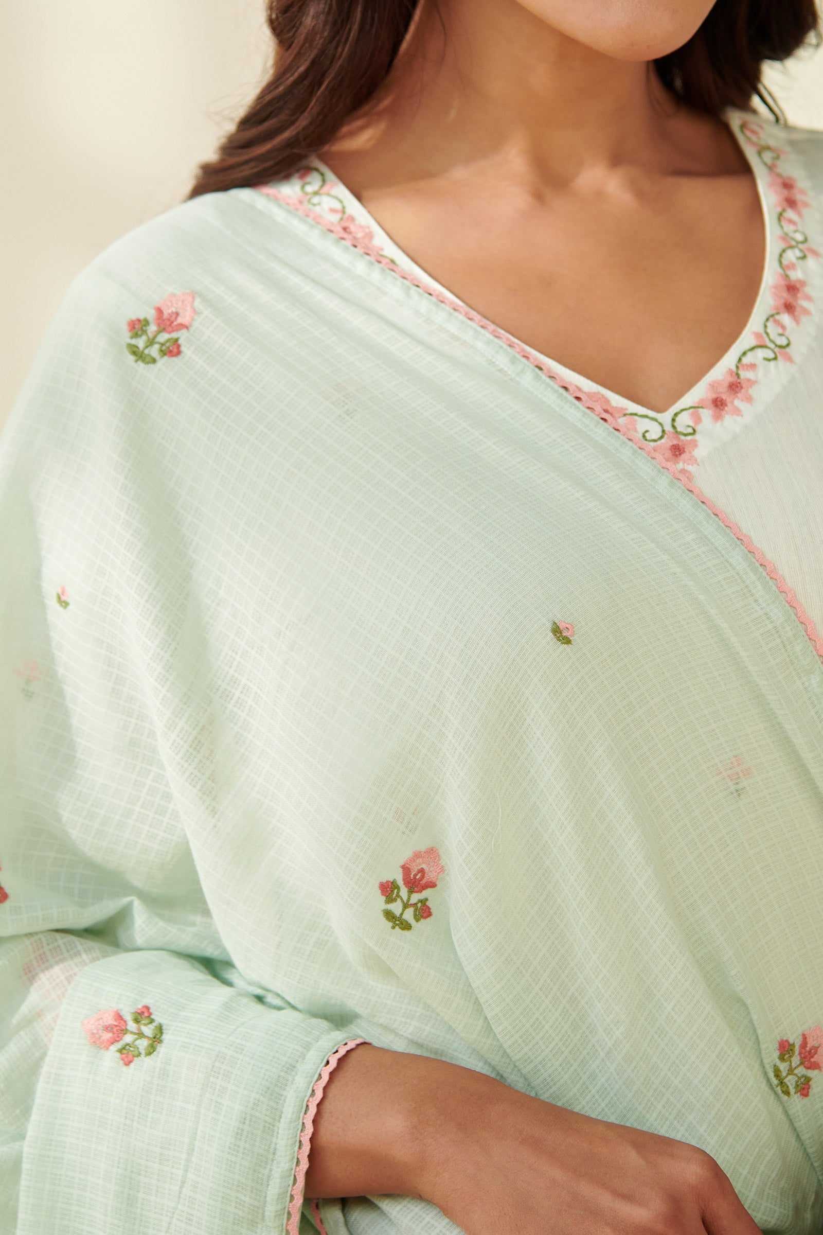 Mehraab Rumeha Green Dupatta