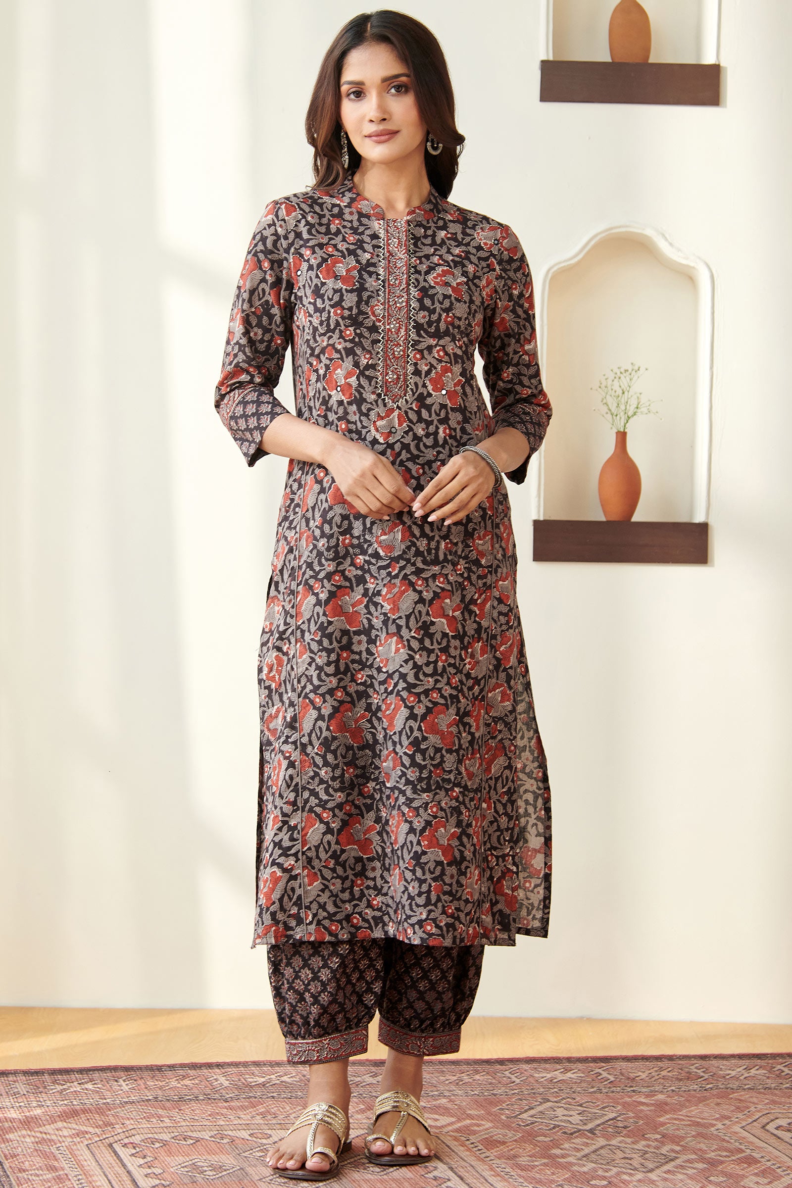Sehra Nafeesa Bagru Kurta