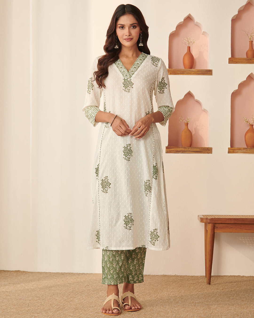 Rosheen Saher Sanganeri Kurta