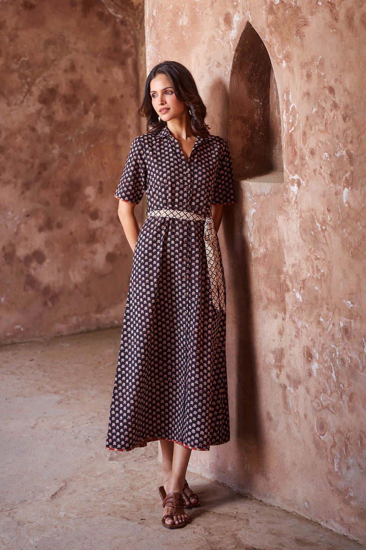 Sehra Mariyah Bagru Dress
