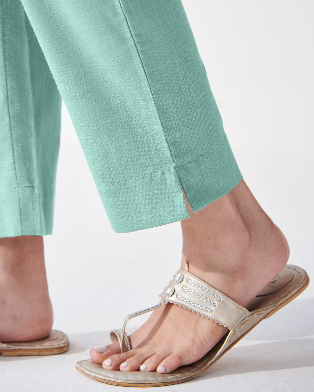 Roza Afreena Turquoise Narrow Pants