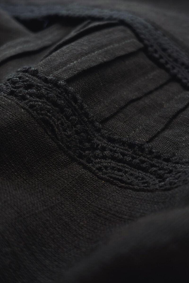 Roza Sehreen Black Kurta