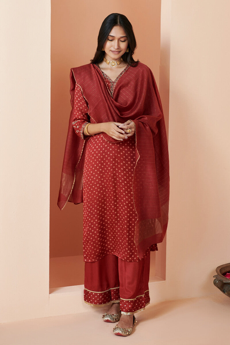 Shirin Alizah Ajrak Modal Kurta