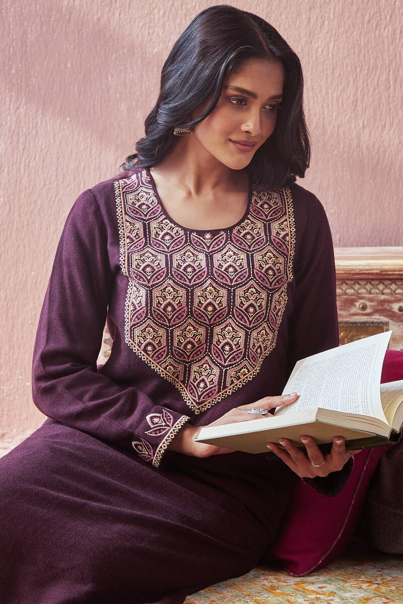 Naadirah Zara Faux Wool Kurta
