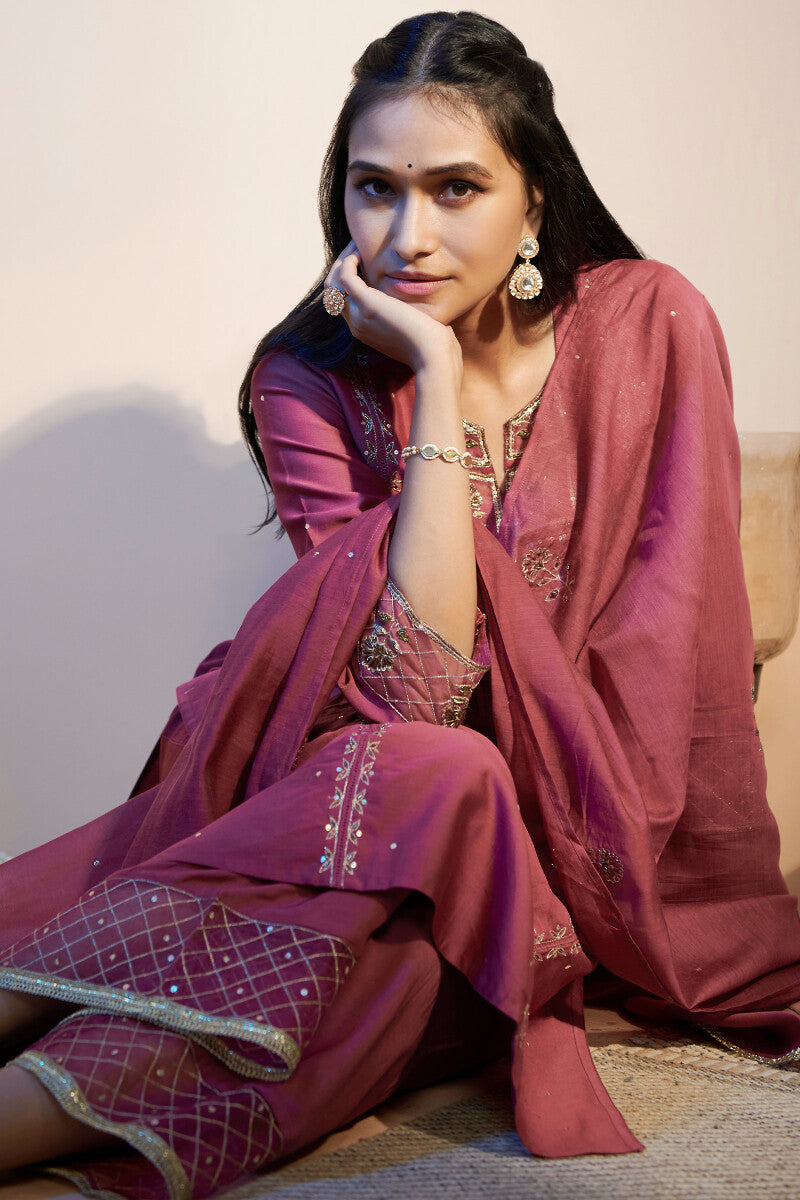 Shirin Maira Chanderi Kurta