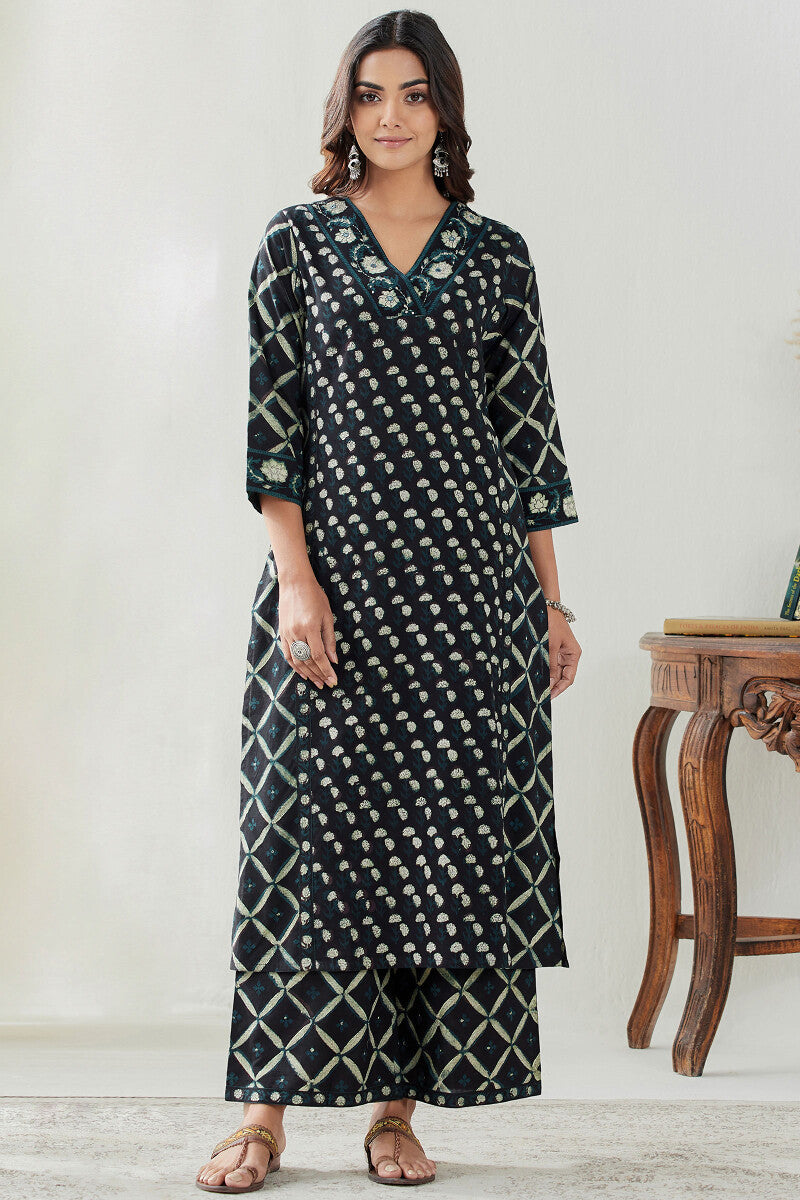 Sehra Kirat Bagru Kurta