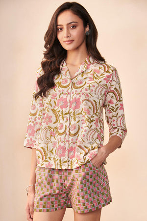 Nasrine Feriyah Sanganeri Loungewear Set