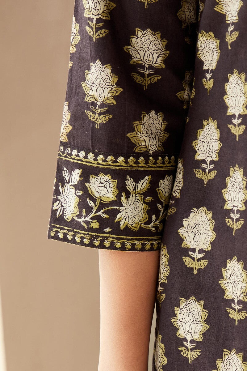 Sehra Mahira Bagru Kurta