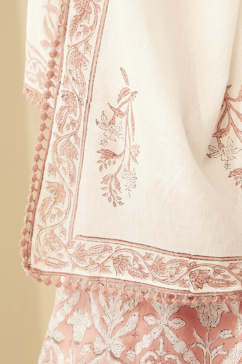 Gauhar Gulshan Sanganeri Dupatta