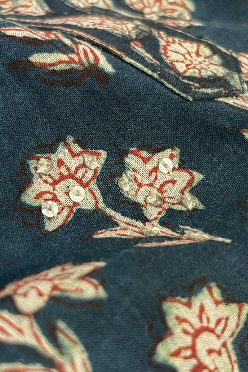 Sehra Ria Bagru Kurta