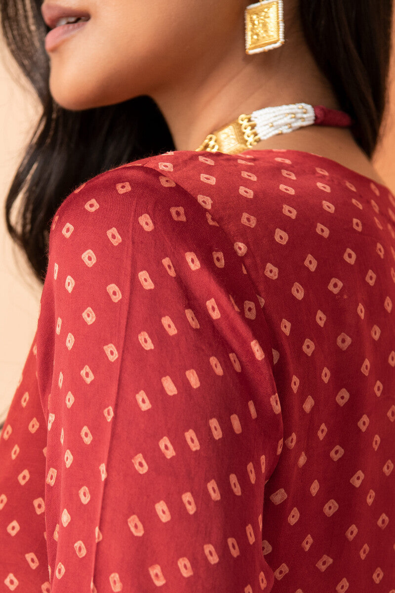 Shirin Alizah Ajrak Modal Kurta