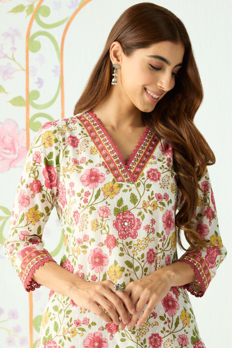 Gauhar Zenia Sanganeri Kurta