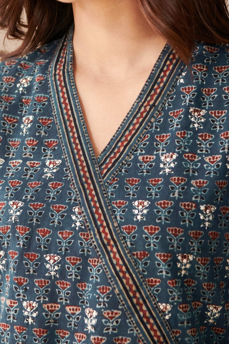 Sehra Mahek Ajrak Kurta
