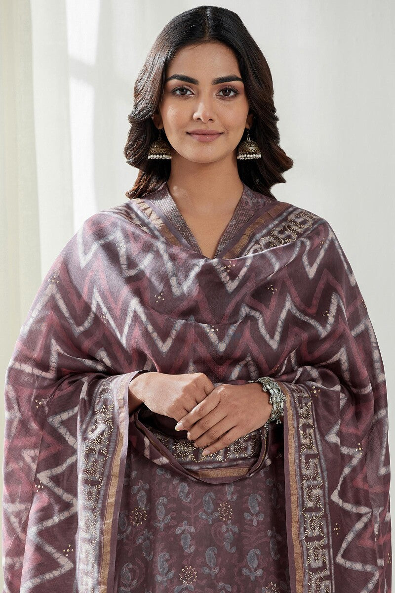 Sehra Nadia Dabu Chanderi Dupatta