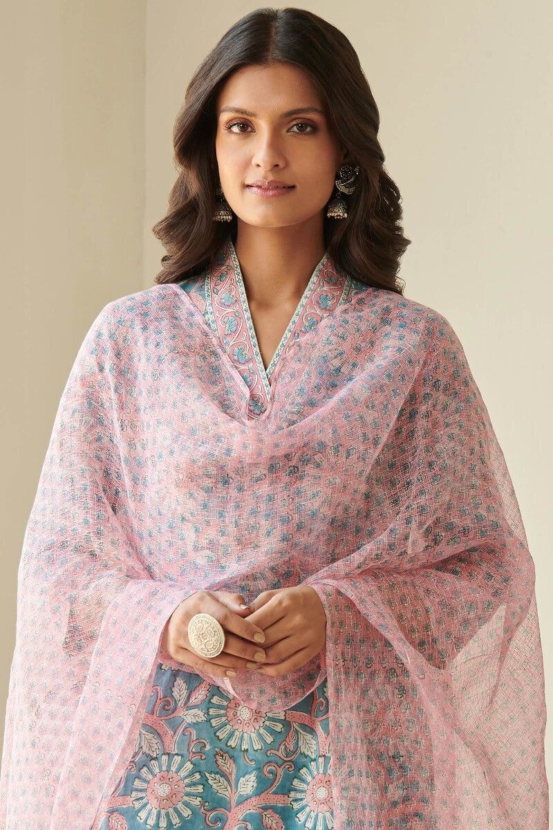 Gauhar Siya Sanganeri Kota Dupatta