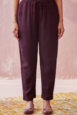 Naadirah Zara Faux Wool Narrow Pants