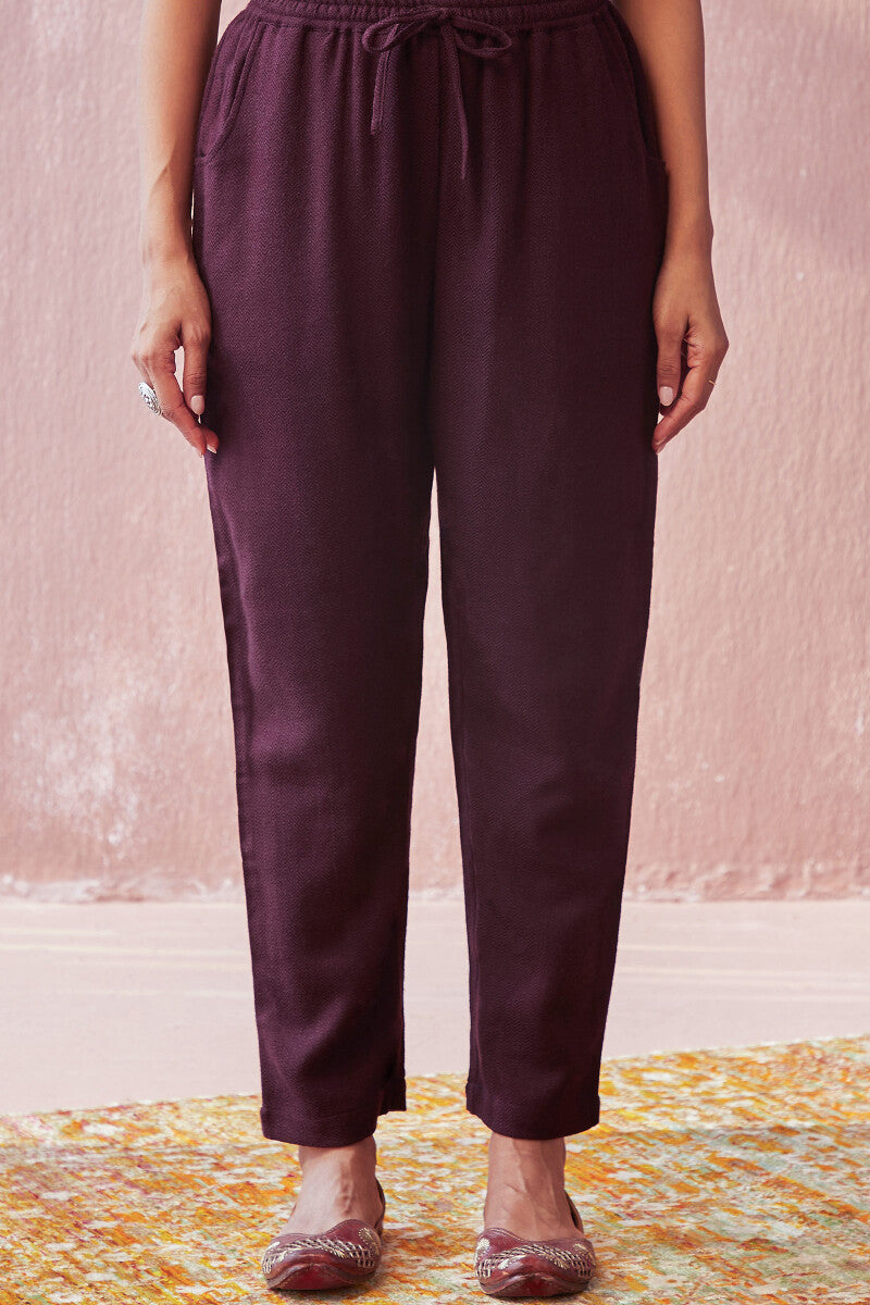 Naadirah Zara Faux Wool Narrow Pants